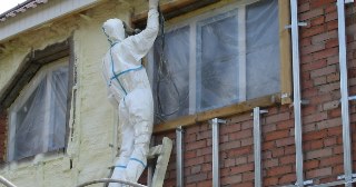 Утепление фасада ППУ в октябрьском - от 790 руб/кв м.